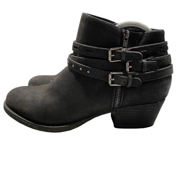 SONOMA VITALIZE ORTHOLITE Women's size 10 M Rulerblack  faux leather booties - Picture 1 of 13